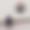 Perle n°1043-02compatible style pandora grand trou en plastique a facette