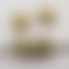 Perle n°1203 compatible style pandora grand trou en plastique a facette