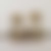 Perle n°1204 compatible style pandora grand trou en plastique a facette
