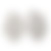 Breloque loup n°10 acier inoxydable