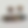 Perle n°1227 compatible style pandora grand trou en plastique ronde