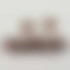 Perle n°1229 compatible style pandora grand trou en plastique ronde