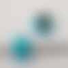 Perle n°1235 compatible style pandora grand trou en plastique ronde
