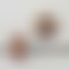 Perle n°1240 compatible style pandora grand trou en plastique ronde