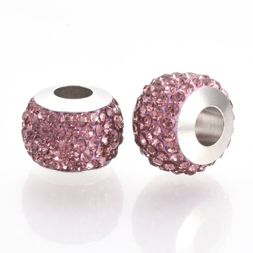 Perle n°0850-04 compatible européen style pandora grand trou