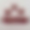 Perle n°1010 rouge translucide compatible
