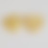 Bouton coeur 23 mm n°01 beige clair