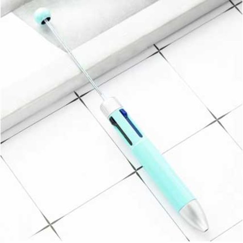 Stylo 4 couleurs n°03 à décorer pour perles à customiser x 1 pièce