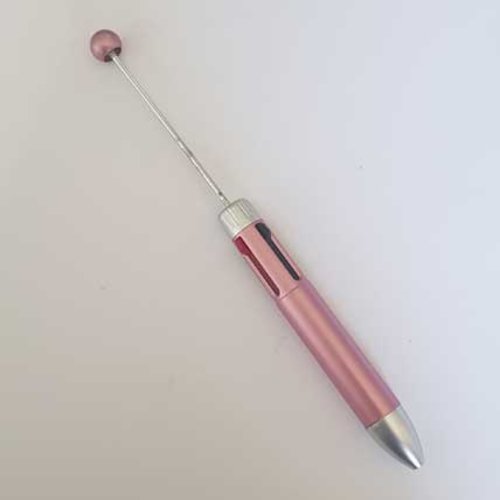 Stylo 4 couleurs n°05 à décorer pour perles à customiser x 1 pièce
