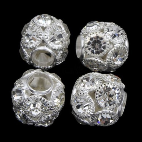 Perle n°0312-01 compatible style pandora grand trou
