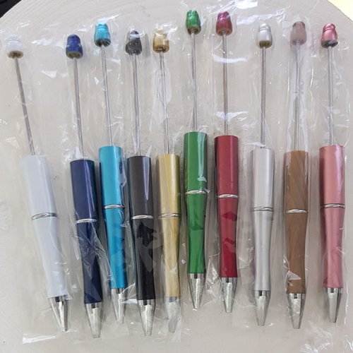 Lot de 10 stylos à décorer pour perles stylo à customiser - Un grand marché