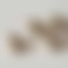 Breloque grelot argent mat 11 x 8 mm n°01