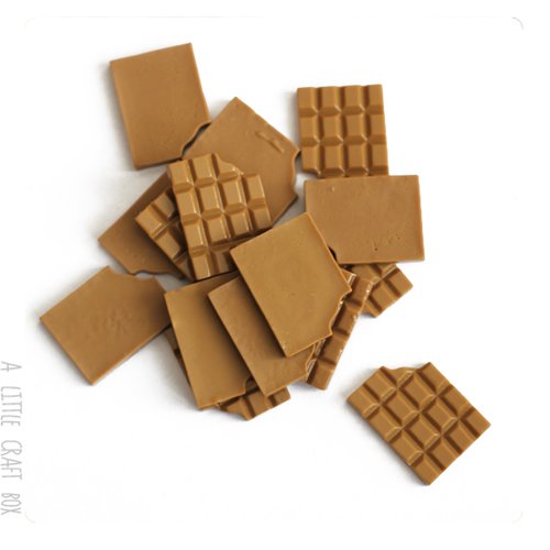 1 Cabochon Tablette De Chocolat Au Lait Kawaii Un Grand Marche