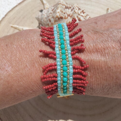 Bracelet à franges bohème hippie chic