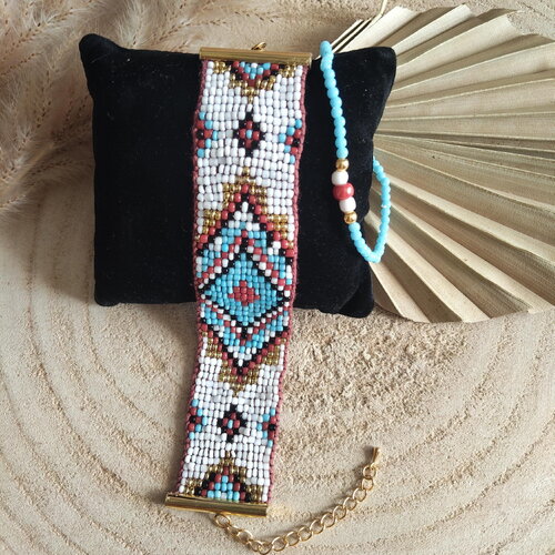 Bracelet manchette bohème