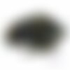 50 gr de perles de rocailles cube 3mm noir electroplate