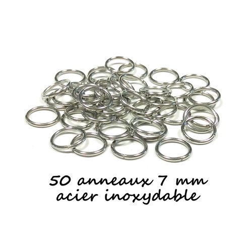 Lot De 50 Anneaux Soudés En Acier Inoxydable 316 - Diamètre Intérieur 45 Mm, épaisseur 4 Mm - Pour Bricolage, Marine, Décoration