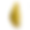 Très grande tranche d'agate jaune 123 mm