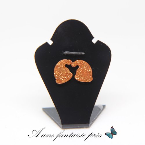 Bonnet de noël doré brillant