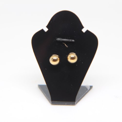 Clou d'oreille perle doré