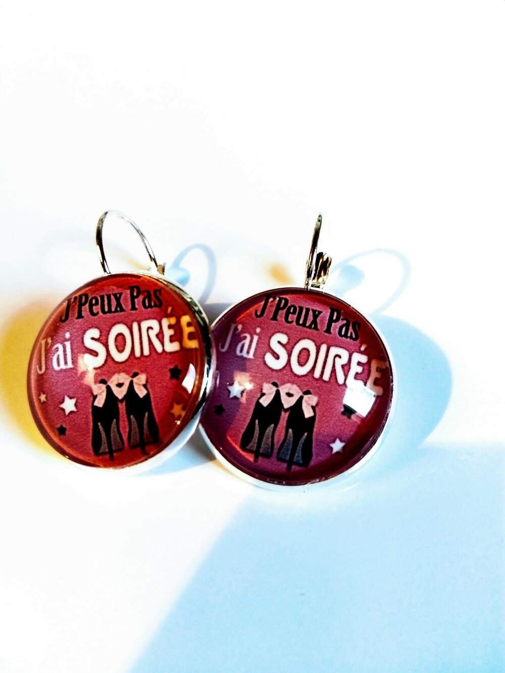Boucle D Oreille Humoristique Bijoux Fantaisie Offrir A Ses Copines Humour Rire Argent Colore Anniversaire Occasion Soiree Amis Un Grand Marche