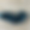 Pompon de fil de coton bleu canard  30x5mm,lot de 6 pcs