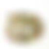 Perle de jade xiuyan naturelle,rond,vert jaune chamaré 10 mm,lot de 10 pcs