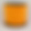 Cordon suédine orange clair 3mm de large 1,5mm d'épaisseur