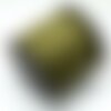 Cordon suédine vert olive 3mm de large 1mm d'épaisseur