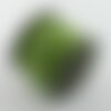 Cordon suédine vert anis 3mm de large 1,5mm d'épaisseur