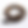 Perle jaspe zèbre naturelles rondes, 10 mm, trou: 1 mm,lot de 10 perles