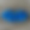 Pompon de fil de coton bleu  30x5mm,lot de 10 pcs