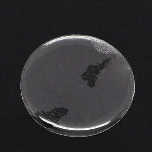 Cabochon rond en silicone auto collant 25 mm,vendu par 10