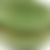 Cuir lanière plat 10mm façon croco vert rétro,vendu par 47 cm