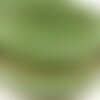 Laniere cuir plate 10mm façon croco vert rétro,47 cm