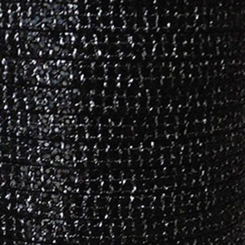 Cuir effet scintillant noir,plat,5 mm,vendu par 20 cm