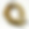 Perle hématite or rond plat,heishi,4 mm,fil de 390 perles