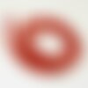 Perle cornaline rouge du brésil,grade aa,rond,8 mm,lot de 10 pcs