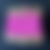 Elastique fuschia plat  5 mm idéal pour fabrication masque ,vendu par 2 mètres