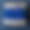 Elastique bleu marine plat  5 mm idéal pour fabrication masque vendu par 2 mètres