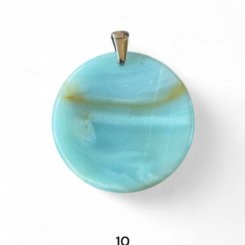 Pendentif en amazonite 30 mm