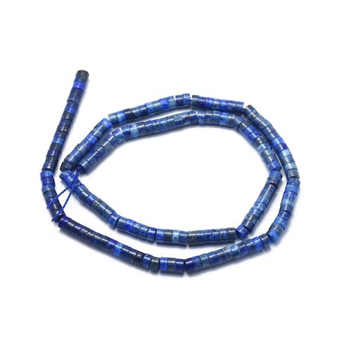 Fil de 167 perles en lapis lazuli