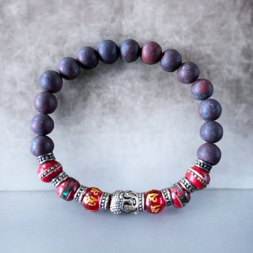Kit bracelet élastique bouddha
