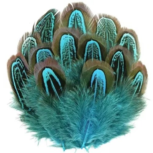 Plumes de faisan,4 à 8 cm vendu par 10