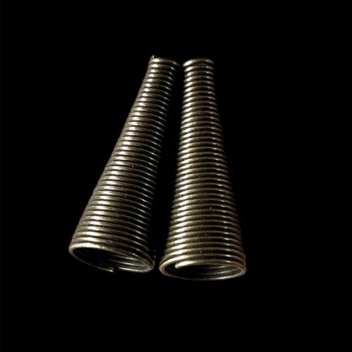 Calotte perle en alliage de zinc cône,bronze antique lot de 20