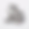 Embout acier inoxydable  pour cordon 2,5 mm,lot de 20