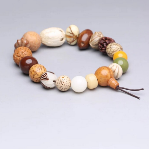 Kit bracelet élastique graines bodhi tibétaines