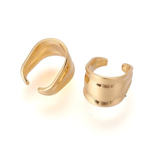 Bélière snap on en 304 acier inoxydable, bélière pour pendentif,lot de 10