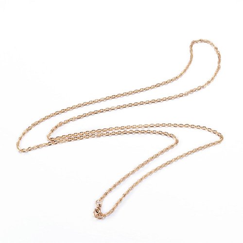 Collier  en acier inoxydable 304,longueur 75 cm vendu à l'unité