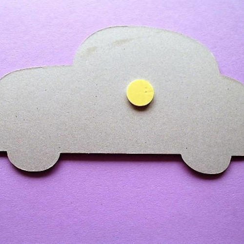 Sticker Support Carton A Decorer Forme Voiture 21 Cm Pour Loisirs Creatifs Accessoire Decoration Pour Chambre D Enfant Un Grand Marche